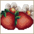 See Details of Sweet Strawberries Cross Stitch Pattern
